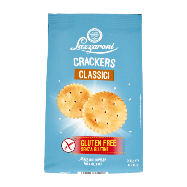 LAZZARONI GLUTEN FREE CLASSIC CRACKERS 200 GR