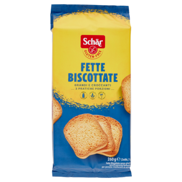 SCHAR GLUTEN FREE RUSKS 250G - FETTE BISCOTTATE