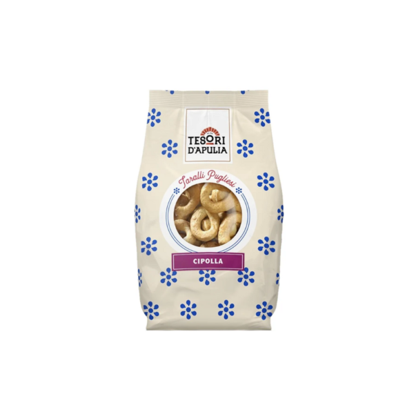 TARALLI GUSTO CIPOLLA 400 GR - ONION TARALLI